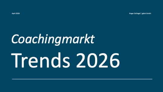 Trendstudie Coachingmarkt 2026